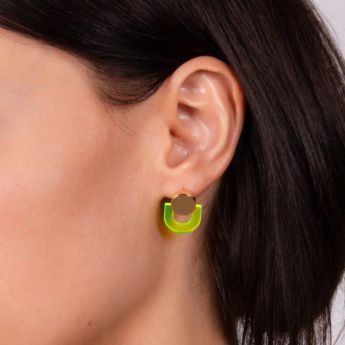 Серьги Moon Paris, Ultra, с подвеской, MU-23.04-012 золотистый фото 2