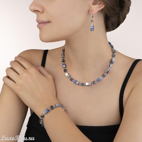 Серьги Coeur de Lion Blue, 4017/20-0700 фото 3