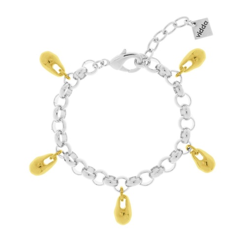 Браслет VIDDA, Mainson, биколорный, металл, VD26.1-0247792 серебристый