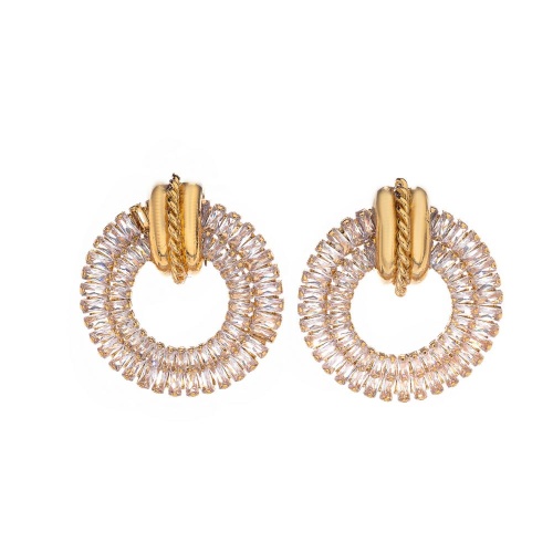 Серьги Celeste G, с кристаллами Swarovski, CS26.1-1384 хрустальный