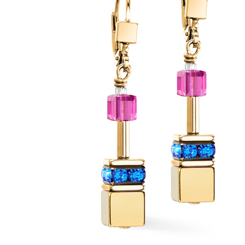 Серьги Coeur de Lion Multicolour Rainbow-Gold, 3015/20-1535 фото 2