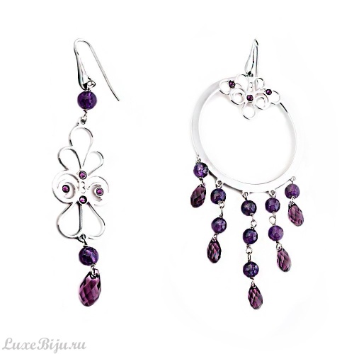 Серьги Boccadamo XOR109AME BW/S/V