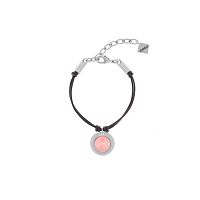 Браслет VIDDA, Sweet, кожаный, с кристаллом Swarovski, VD24.1-01866 розовый