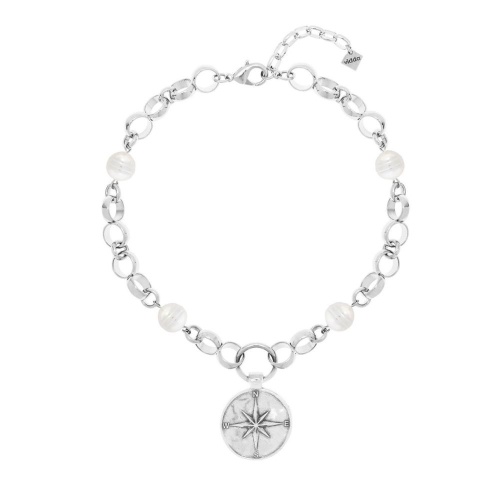 Колье VIDDA, Mainson, с жемчугом и подвеской, VD26.1-02366 серебристый