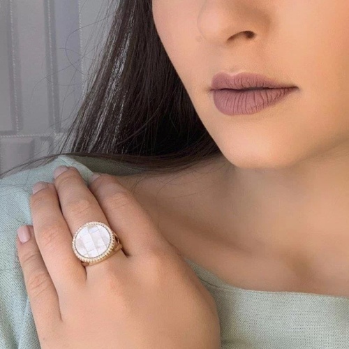 Кольцо Possebon Mother Pearl Mosaic, K2151.1/19 G 24 фото 2