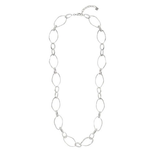Колье VIDDA, Shadow, с овальными звеньями неправильной формы, VD25.2-02103 серебристый фото 5