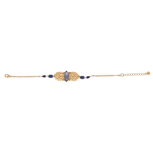 Браслет Franck Herval, Charlie, с кристаллом Swarovski и лазуритом, FH26.2-13-73421 синий фото 2