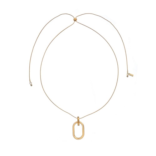 Колье Dansk Copenhagen, Tula, с подвеской в форме овала, DNSK25.2-9C2507015 золотистый