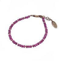 Браслет Lanzerotti, Elisir, с рубином и гематитом, LZ-25.10-304 розовый