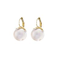 Серьги Moon Paris, Ringo, с жемчужной бусиной, MR-26.01-032 золотистый