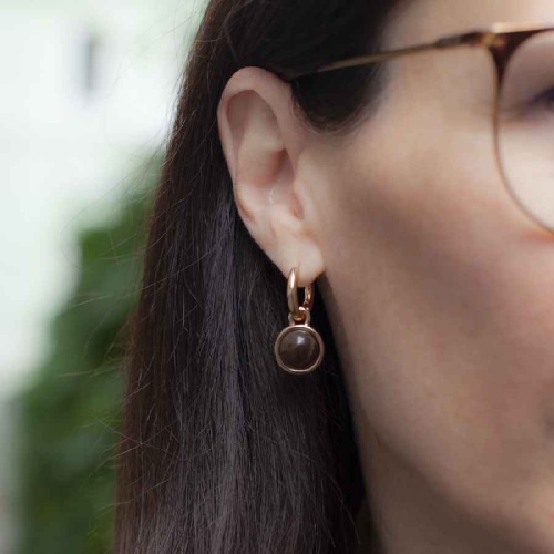 Серьги Fiore Luna COFFE AGATE, LE1112 BR/G фото 2