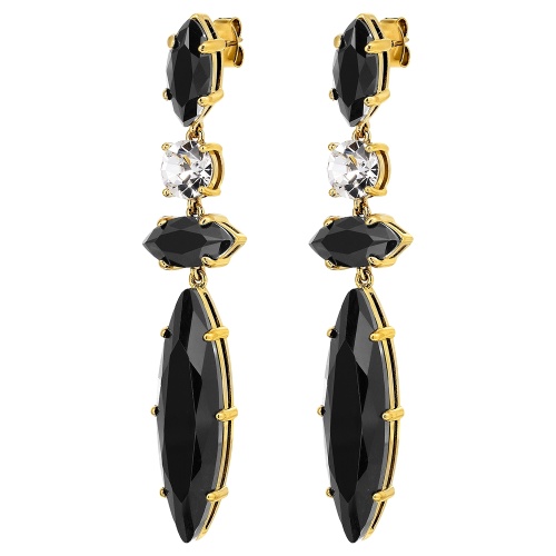 Серьги Dyrberg Kern TENERE SG BLACK_CRYSTAL, 470031 фото 3