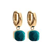Серьги Qudo FIRENZE (G) Blue Zircon, 107001/20-4601