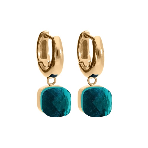 Серьги Qudo FIRENZE (G) Blue Zircon, 107001/20-4601