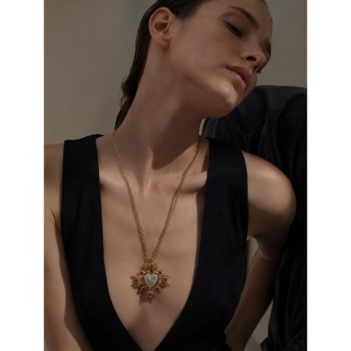 Колье Celeste G, с сердцем и фианитами, CS26.1-2226 серебристый фото 3