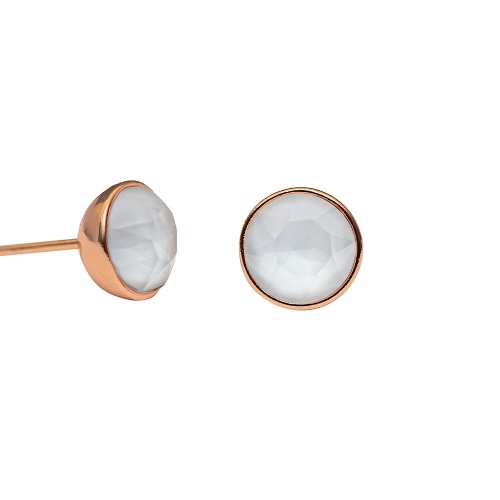 Пусеты Fiore Luna Crystal Powder Grey, SWE298 CPG RG фото 2