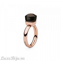 Кольцо Qudo Firenze smoky quartz 18 мм, 610131 BW/RG