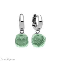 Серьги Qudo Firenze chrysolite 300033 G/S