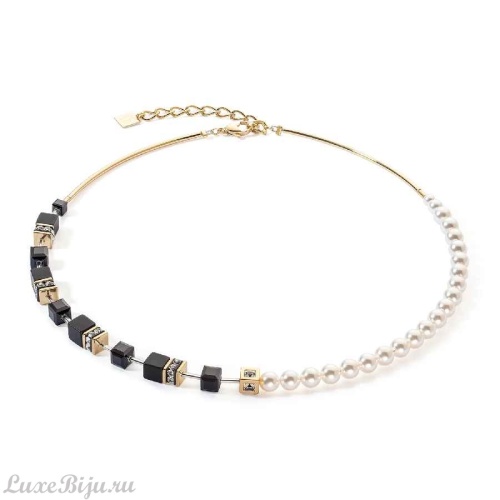 Колье Coeur de Lion Black-Gold, 5086/10-1316