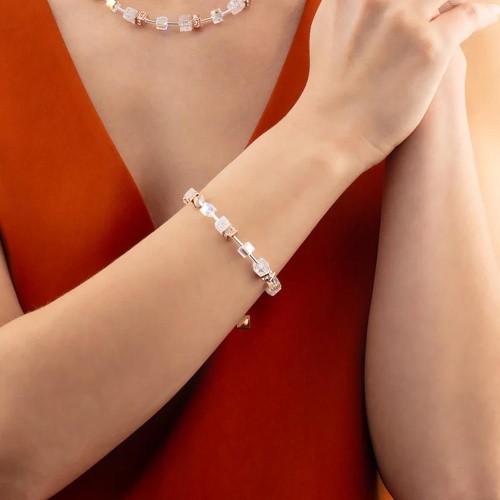 Браслет Coeur de Lion White-Rose Gold, 3018/30-1425 фото 4