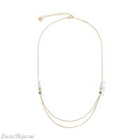 Колье Coeur de Lion Gold-Blue 5064/10-0716