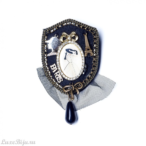 Брошь Moon Paris Vintage MV-1911-012