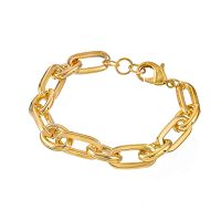 Браслет Moon Paris, Ringo, со звеньями разных форм, MR-26.01-044 золотистый