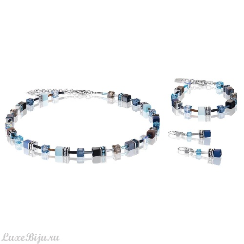 Колье Coeur de Lion Blue-Aqua 2838/10-0737 фото 2