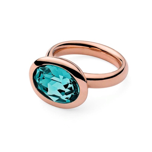 Кольцо Qudo Tivola Light turquoise 17.2 мм 631784/17.2 BL/RG фото 4