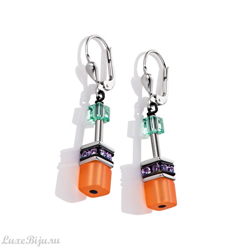 Серьги Coeur de Lion Muiticolor Bouquet 2838/20-1551