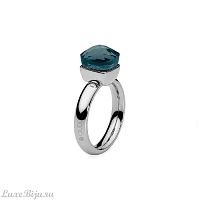 Кольцо Qudo Firenze London Blue 17.2 мм 610110 BL/S