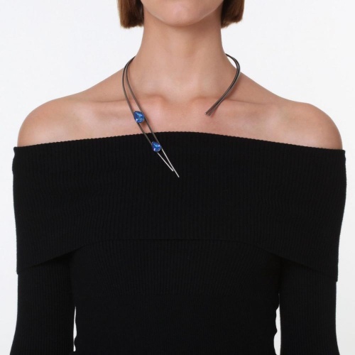 Колье Katerina Vassou, Zada, с кристаллами, KV23-307064B синий фото 3