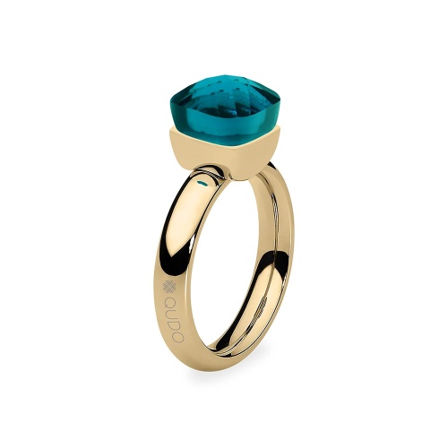 Кольцо Qudo FIRENZE 17.2 (G) Blue Zircon, 107001/40-4601 17.2