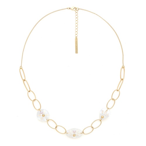 Колье Franck Herval, Angelique, с перламутром и стразами, FH26.1-15-64512 белый