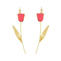 Серьги TARATATA, Fanfan, с декоративным элементом из смолы, TT-T26-12744-205 розовый