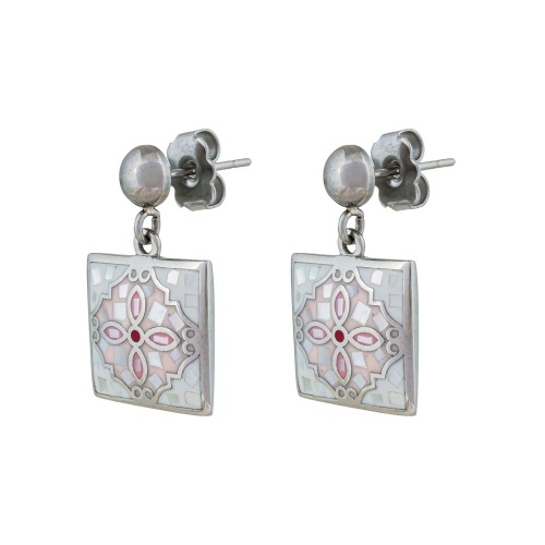 Серьги Fiore Luna ENAMEL ROSE, AE03194-3 R/S