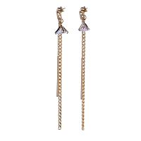 Серьги Moon Paris, Bohemia, удлиненные, с крупным кристаллом, MB-21.07-017 золотистый