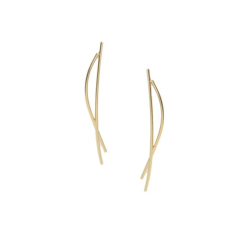 Серьги Katerina Vassou, Favor, геометрический дизайн, KV25.1-403077G золотистый
