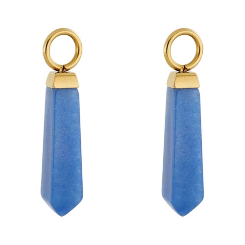 Шарм Coeur de Lionы на серьги Gold-Blue, 0051/44-0716