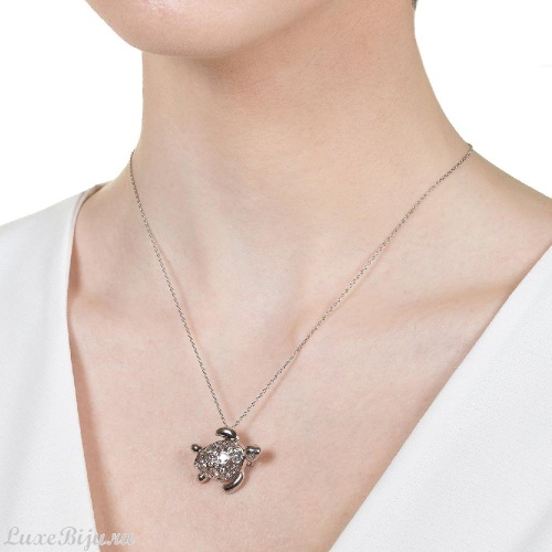 Колье-брошь Fiore Luna Черепаха 15A13NK021XM10 BW фото 2