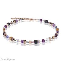 Колье Coeur de Lion Lilac-Beige 4905/10-0836