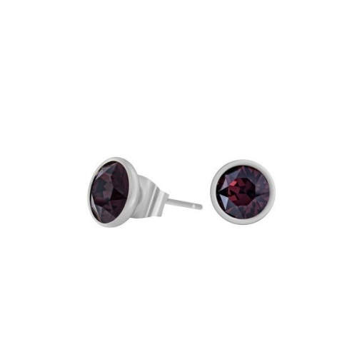 Пусеты Fiore Luna Burgundy SWE297 B S