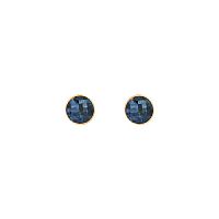 Пусеты Possebon  pearl sodalite, A1184.22 BL/G
