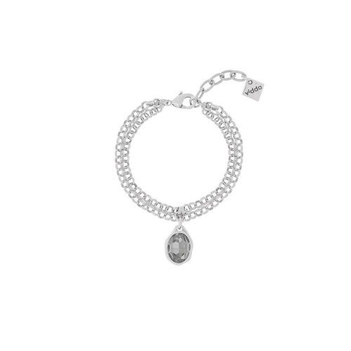Браслет VIDDA, Cibeles, двойной, с кристаллом Swarovski, VD24.2-02003 серый