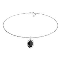 Колье Qudo TIVOLA UNICA big (S/P) Jet 3cm, 420512