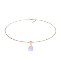 Колье Qudo Firenze rose water opal, 400314.1 R/RG