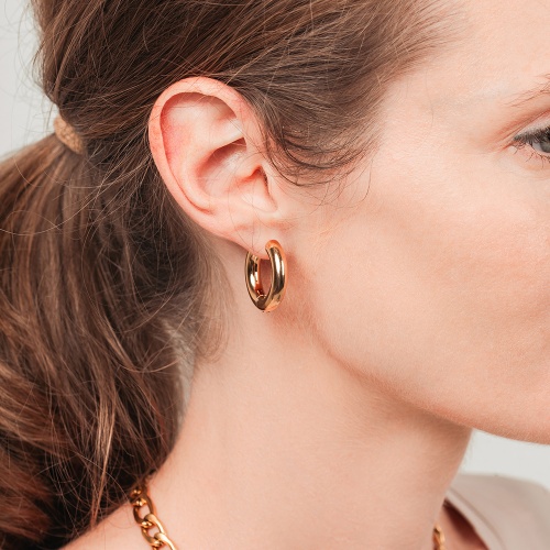 Серьги Fiore Luna 23, AWE2894-G-5-23mm фото 2