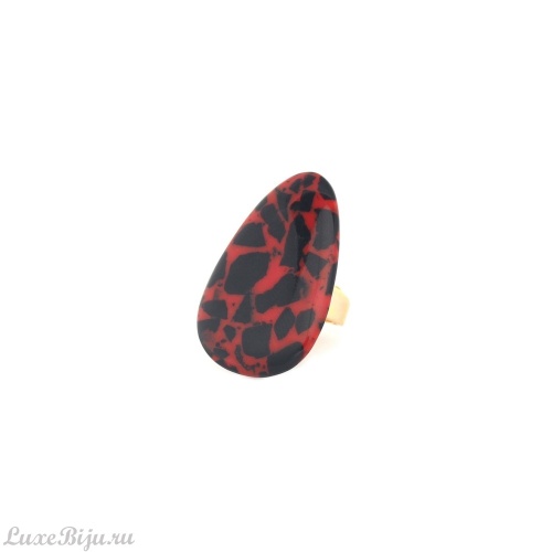 Кольцо Nature Bijoux, Vesuvio, разъемное, с углем в смоле, NB24.2-19-25266 красный