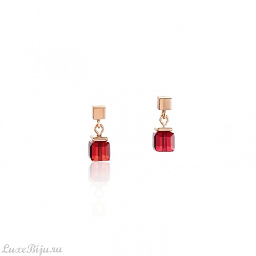Серьги Coeur de Lion Red 4996/21-0300