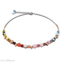 Колье Coeur de Lion Multicolor Rainbow 4864/10-1520